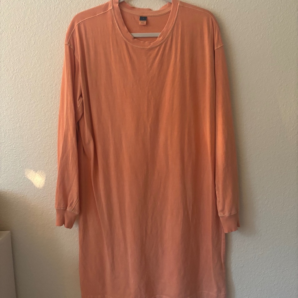 Long sleeve T-shirt dress